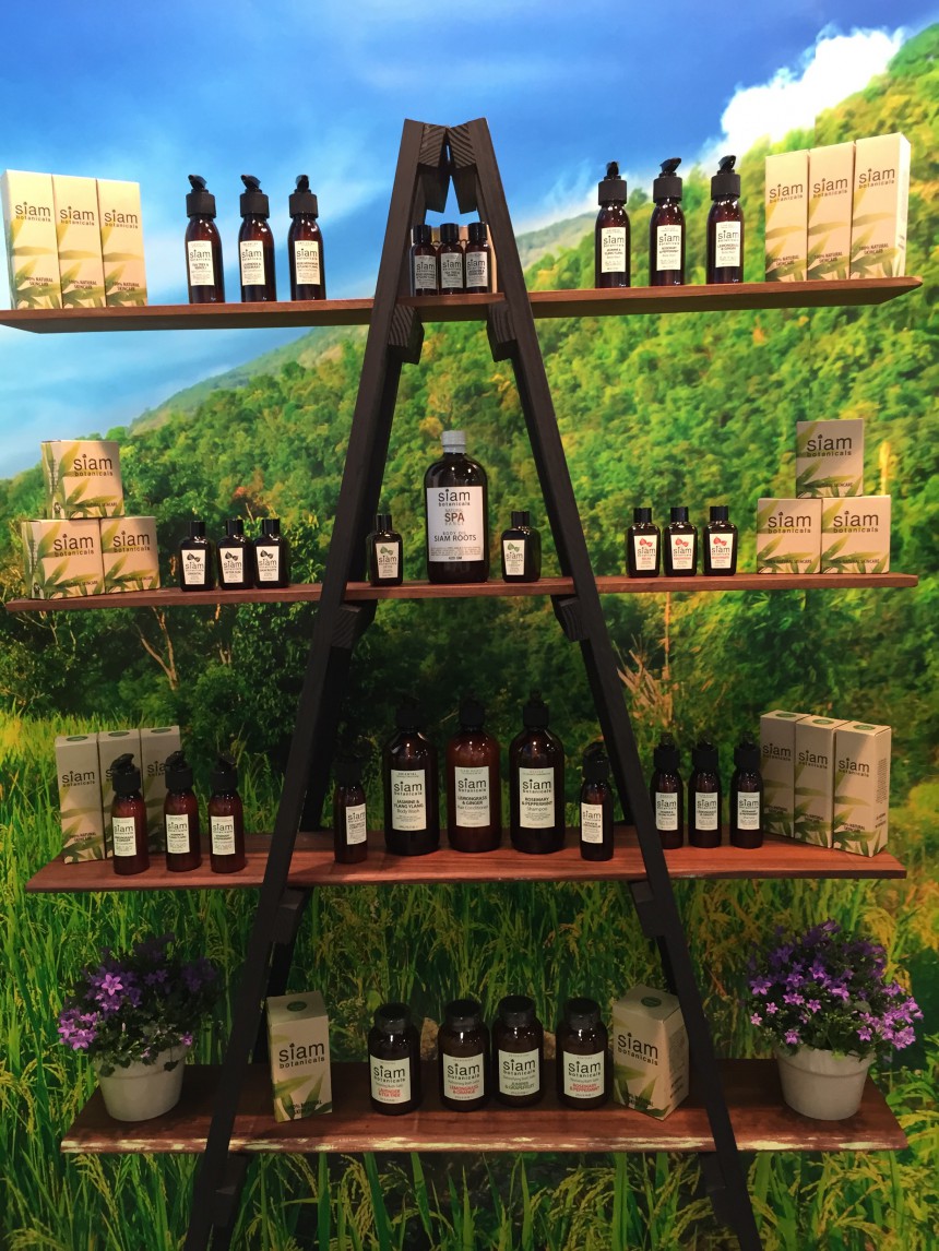 Cosmoprof 2015 - the Siam Botanicals stand (product close-up)